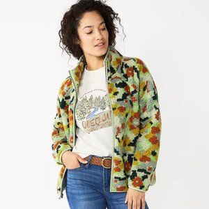 Sonoma Zip Front Fleece Sherpa Jacket